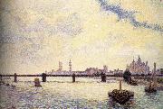 Camille Pissarro London Bridge Germany oil painting artist